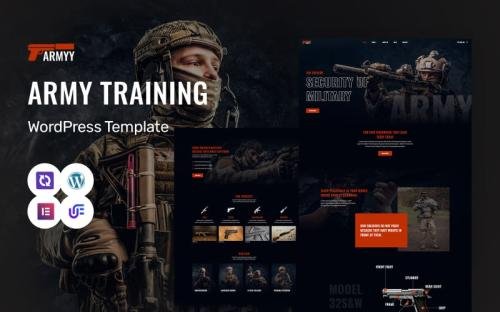 Armyy - Military And Army Training School WordPress Elementor Theme theme free